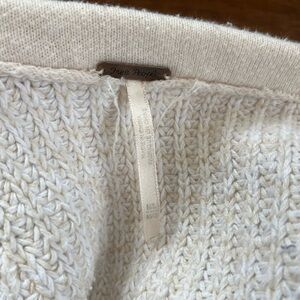 Free People Oversized Cream Women's Sweater